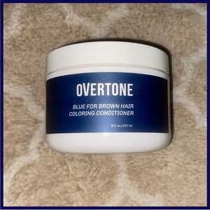 oVertone Blue For Brown Hair Coloring Conditioner 8 fl oz. Brand New! 🌈